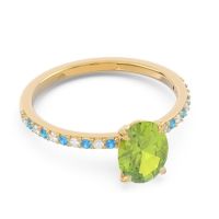 Oval Pave Presya Ring