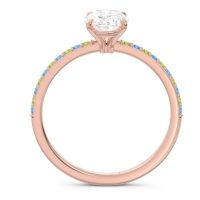 Oval Pave Presya Ring