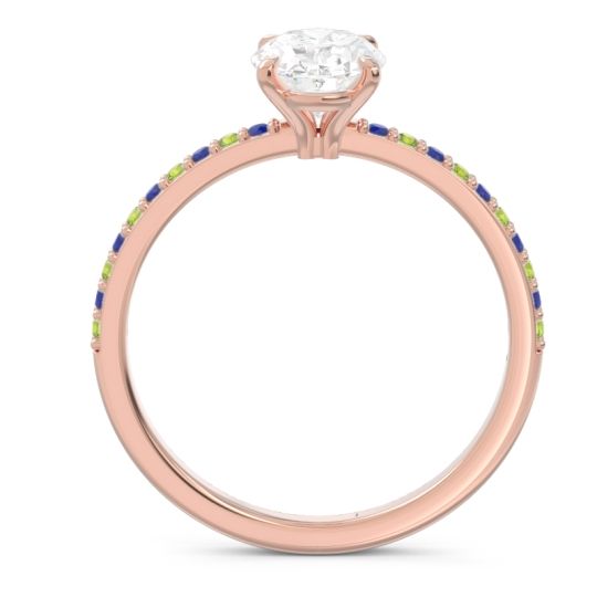 Oval Pave Presya Ring