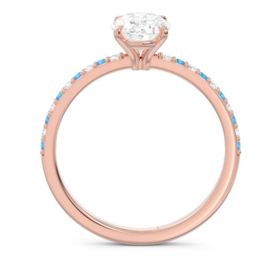 Oval Pave Presya Ring