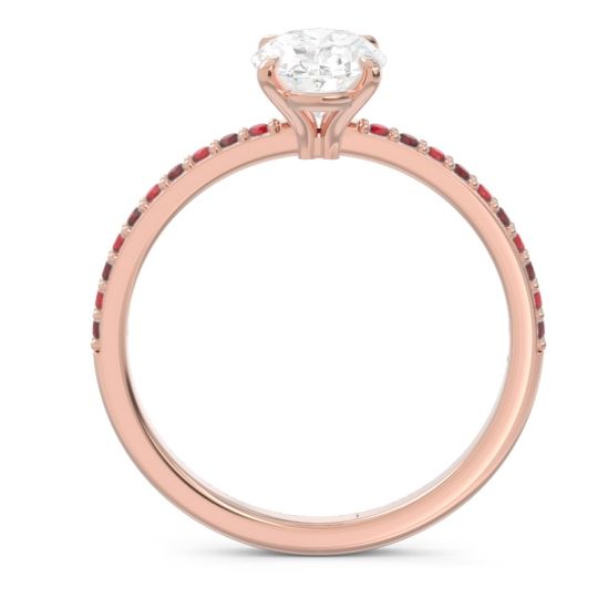 Oval Pave Presya Ring