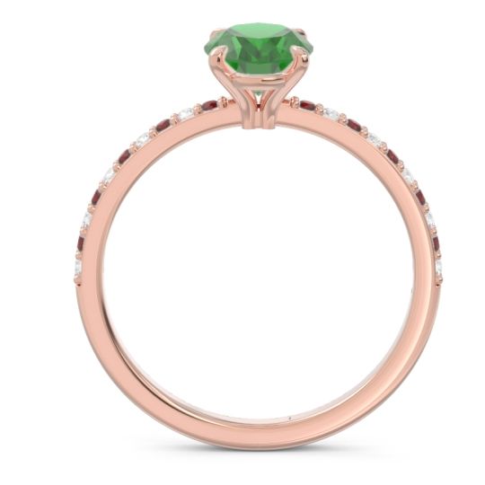 Oval Pave Presya Ring