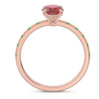 Oval Pave Presya Ring