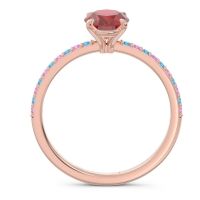 Oval Pave Presya Ring