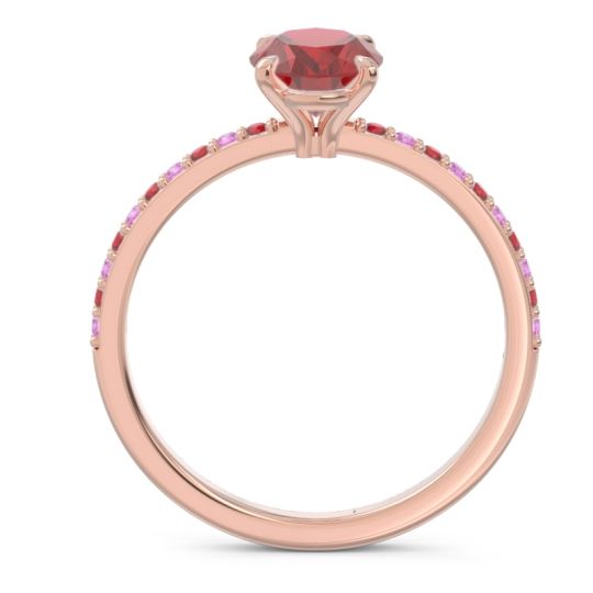 Oval Pave Presya Ring