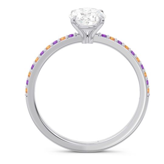 Oval Pave Presya Ring