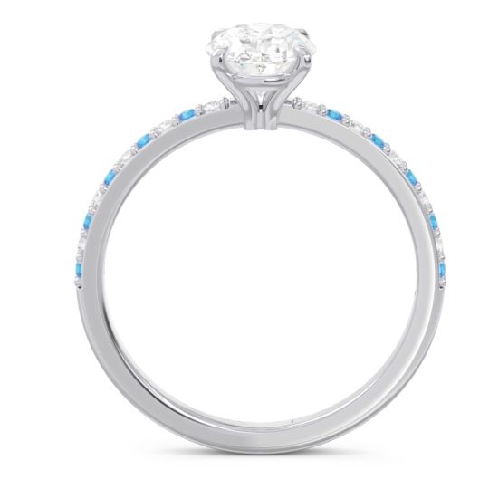 Oval Pave Presya Ring