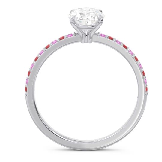 Oval Pave Presya Ring