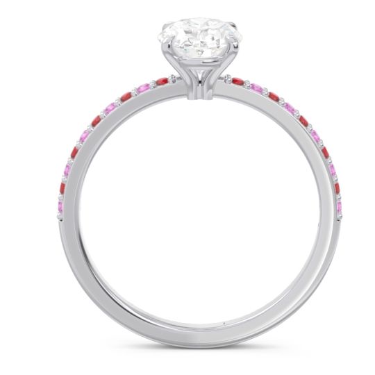 Oval Pave Presya Ring