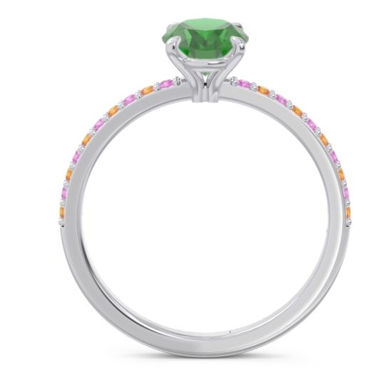 Oval Pave Presya Ring