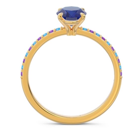 Oval Pave Presya Ring