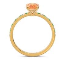 Oval Pave Presya Ring