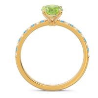 Oval Pave Presya Ring