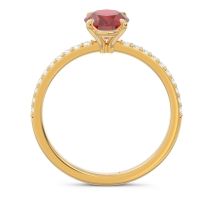 Oval Pave Presya Ring