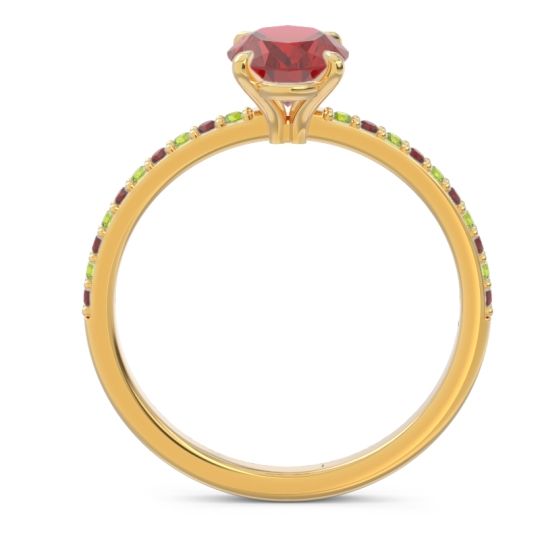 Oval Pave Presya Ring