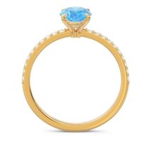 Oval Pave Presya Ring