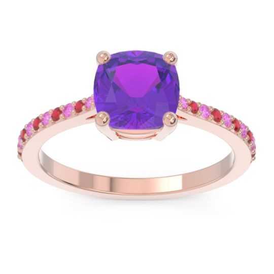 Pave Cushion Opaza Ring