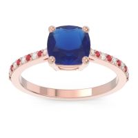 Pave Cushion Opaza Ring