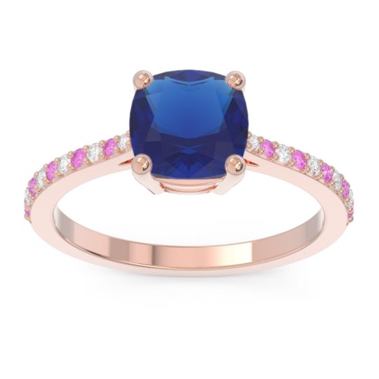 Pave Cushion Opaza Ring