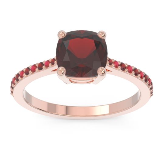 Pave Cushion Opaza Ring