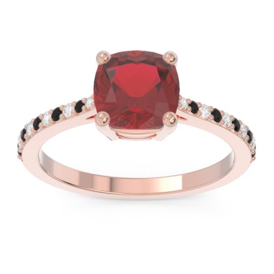 Pave Cushion Opaza Ring