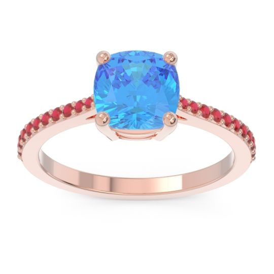 Pave Cushion Opaza Ring
