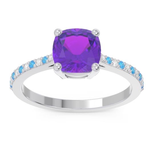 Pave Cushion Opaza Ring
