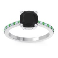 Pave Cushion Opaza Ring