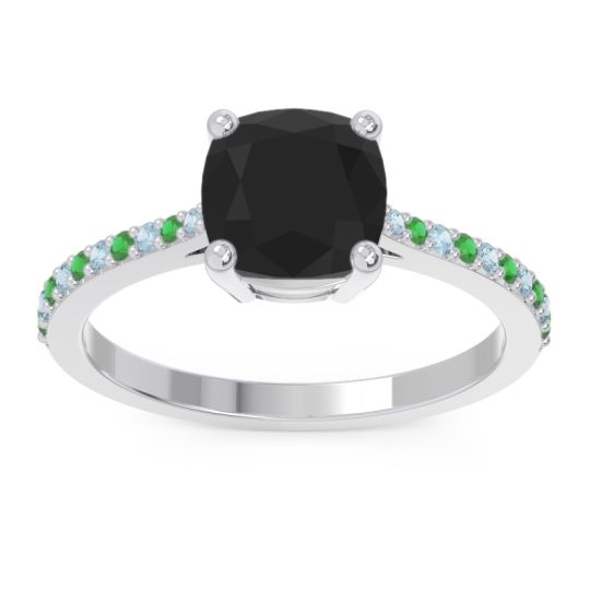 Pave Cushion Opaza Ring