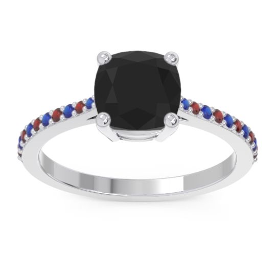 Pave Cushion Opaza Ring