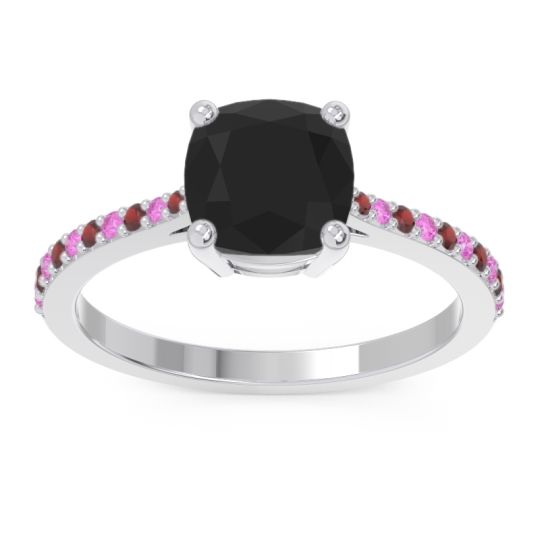 Pave Cushion Opaza Ring