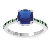 Pave Cushion Opaza Ring