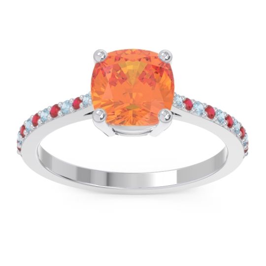 Pave Cushion Opaza Ring