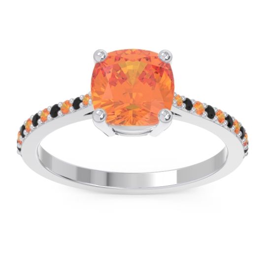 Pave Cushion Opaza Ring