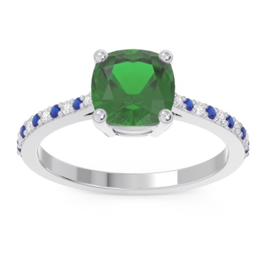 Pave Cushion Opaza Ring