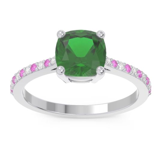 Pave Cushion Opaza Ring