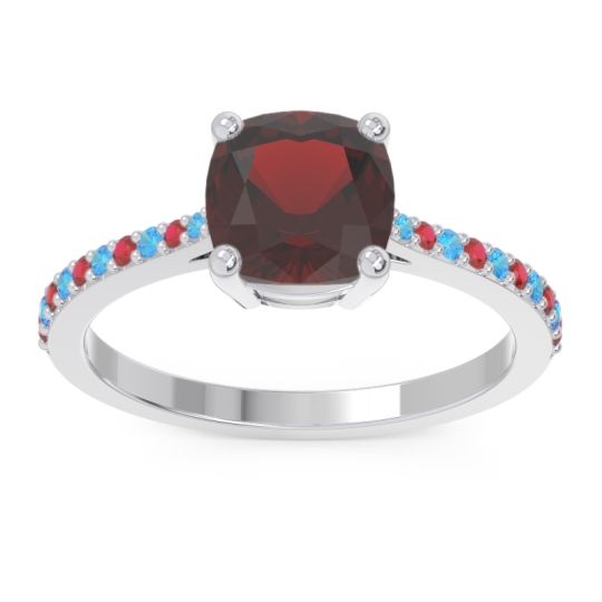 Pave Cushion Opaza Ring