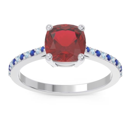 Pave Cushion Opaza Ring