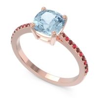 Pave Cushion Opaza Ring