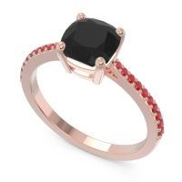Pave Cushion Opaza Ring