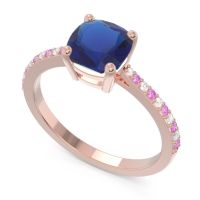 Pave Cushion Opaza Ring