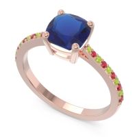 Pave Cushion Opaza Ring