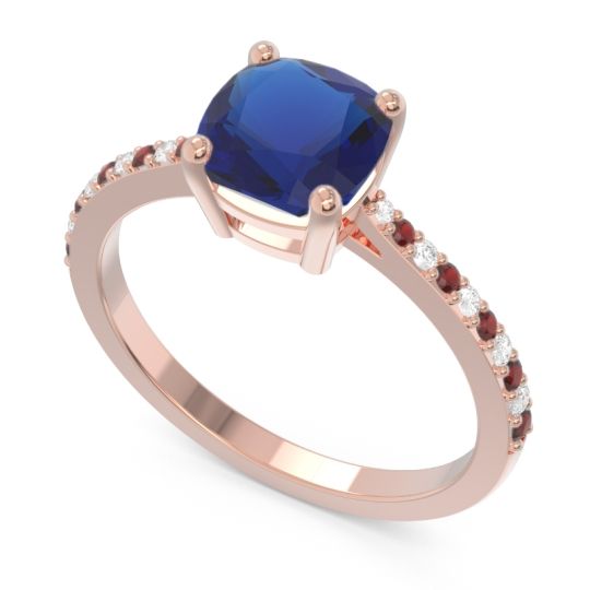 Pave Cushion Opaza Ring