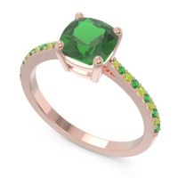 Pave Cushion Opaza Ring