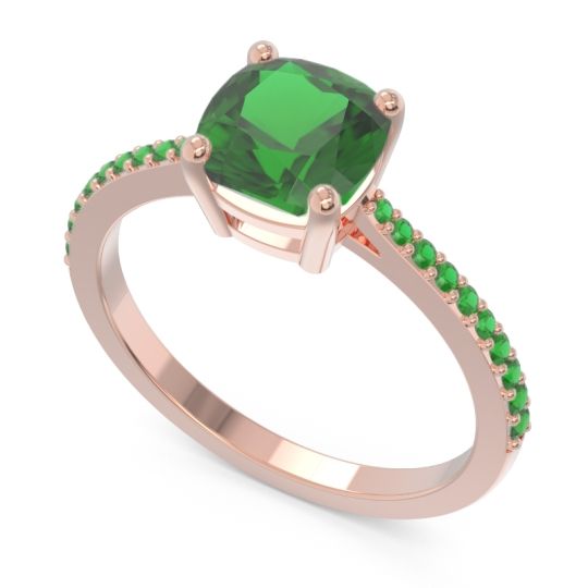 Pave Cushion Opaza Ring