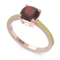 Pave Cushion Opaza Ring