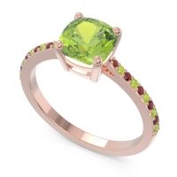 Pave Cushion Opaza Ring