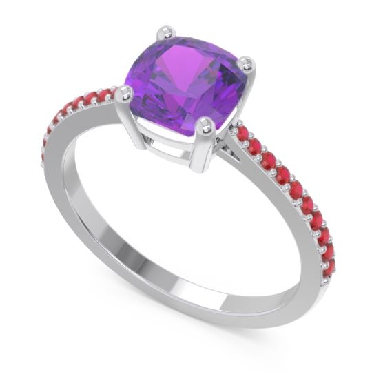 Pave Cushion Opaza Ring