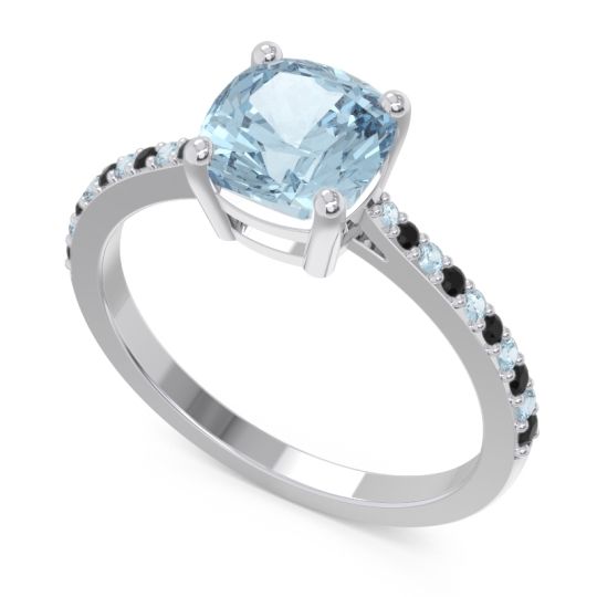 Pave Cushion Opaza Ring