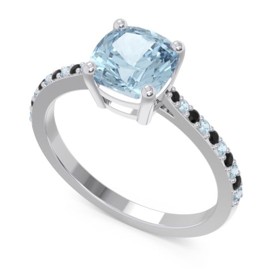 Pave Cushion Opaza Ring